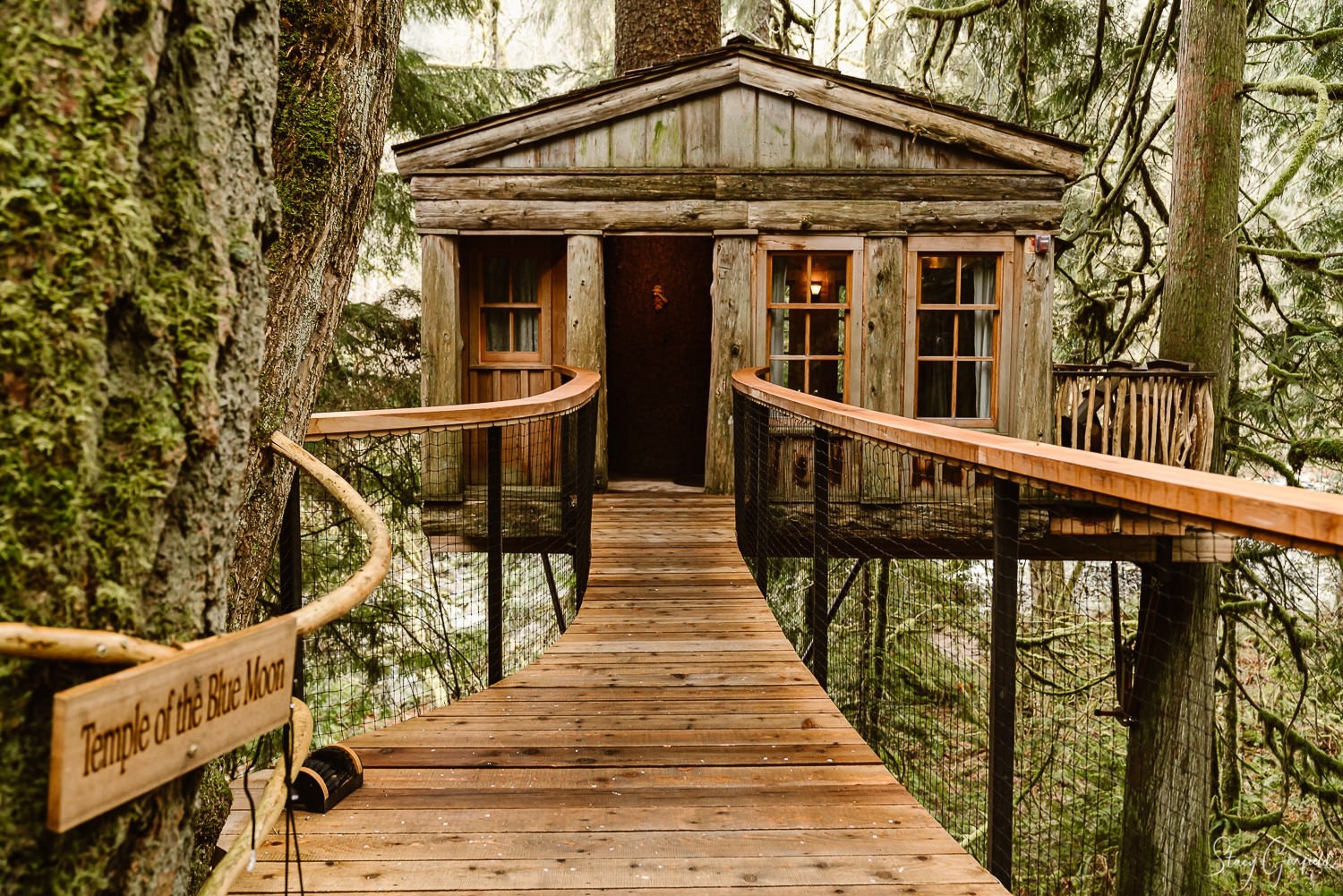 Snoqualmie Valley Elopement Photographer, Tree House Point, Temple of the Blue Moon