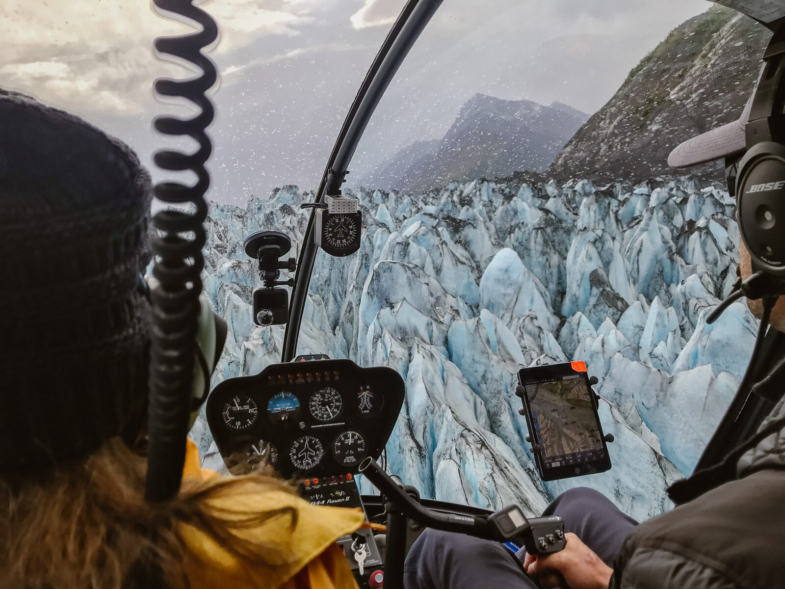 Take a helicopter ride on your Alaska elopement