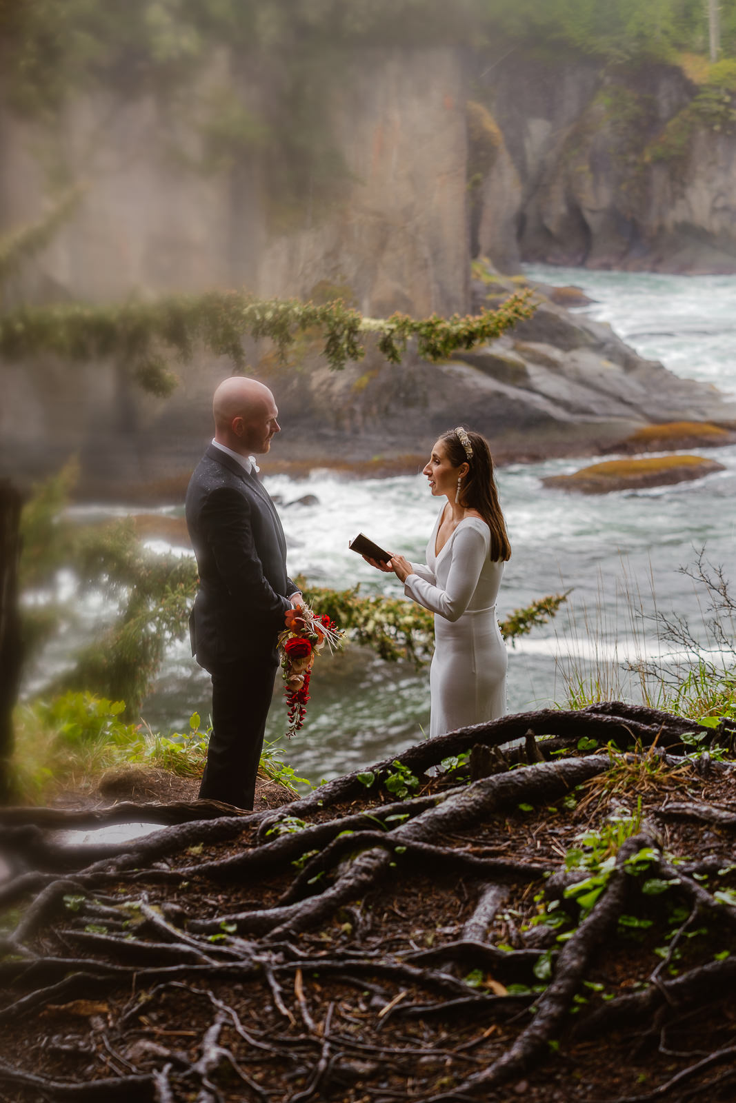 Washington Coast Elopement at Cape Flattery with Outshined Photography